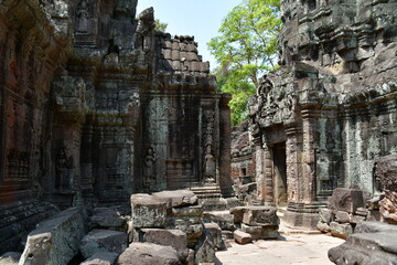 Fototapeta premium カンボジア シェムリアップ遺跡群 タ・ソム