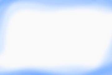 手書きのぼんやりしたブルーライン背景イメージ