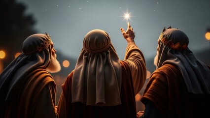 The Magi saw the Christmas tree. A sign of the birth of the Savior of the world.