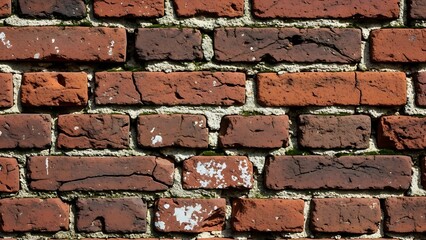 ia generated. Brick wall texture with colored tones and seamless repeating pattern, perfect for widescreen backgrounds, banners, and design projects.
