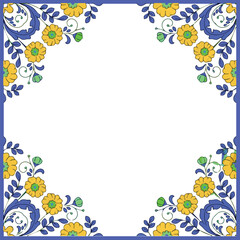 Vintage floral vector frame. Victorian. Flora. Colorful, ughal Seamless Wallpaper for print, Mughal Flower, Mughal Border.