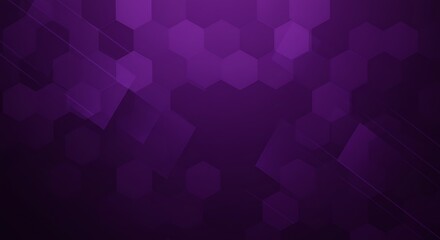 Abstract Purple Bokeh Background with Geometric Shapes and Soft Lighting.