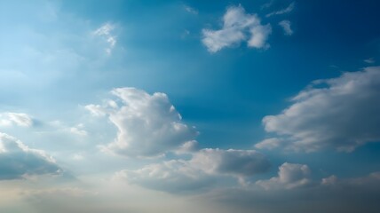 bright with smoke white clouds with background