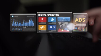 Online ads and digital marketing help brands grow. Content marketing builds engagement. Marketing tools boost ROI. Effective ads and marketing drive online business success. Muxer