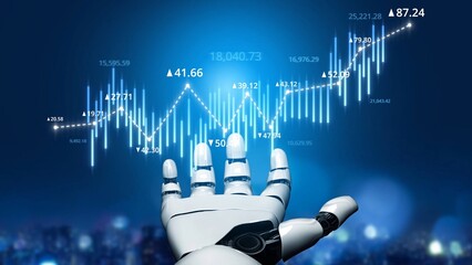 AI tools analyze stock market data through dynamic chart visualization to forecast price trends and support strategic investment decisions Marrow