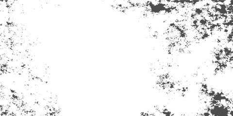 Abstract grunge background design featuring a dark ink splash texture with a vintage floral silhouette and dirty paint splatter frame on an old paper pattern vector illustration