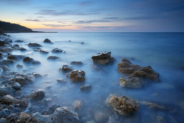 Beautiful seascape during the sunset
