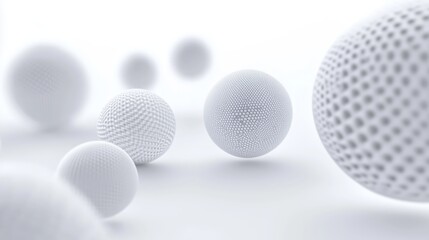 White sphere background image