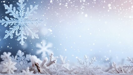 Snowflake Close-Up with Bokeh