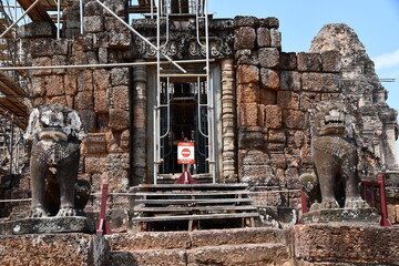 Fototapeta premium カンボジア シェムリアップ遺跡群 東メボン（イースト・メボン）