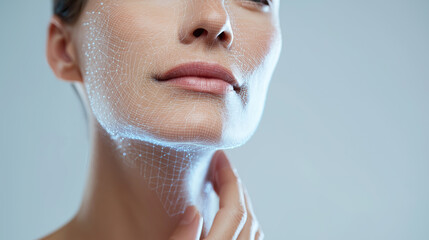 Advanced digital mesh maps facial features for biometric recognition technology