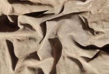 Wrinkled Fabric Fold Texture Minimalist Aesthetic Background