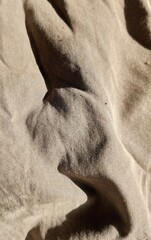 Wrinkled Fabric Fold Texture Minimalist Aesthetic Background