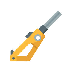 Flat design utility knife illustration on black background