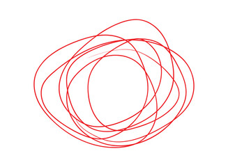 Isolated Pencil Doodle and Hand-Drawn Scribble Elements