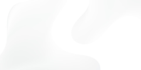 White Abstract Wavy Fluid Background. Futuristic Technology Concept