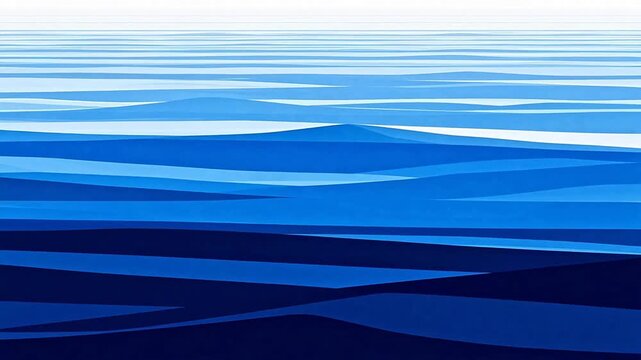 Abstract blue wave patterns