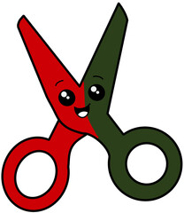 Red Green Scissors