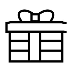 vector illustration of  gift box 