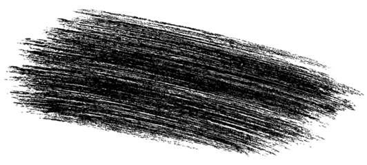 Brush marker crayon stroke — paint shape and line vector on transparent background