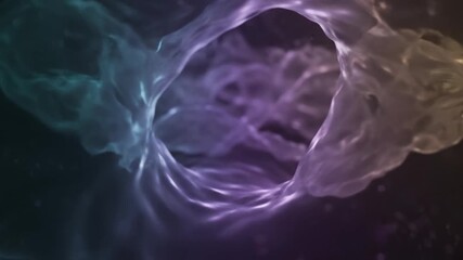 Abstract Flowing Fabric in Vibrant Colors.