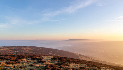 A diffused haze merging into clean pastel tones.