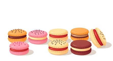 macaronicon, macaroonicon, cookieicon, desserticon, sweeticon, bakeryicon, foodicon, cartoonicon, cuteicon, kawaiiicon, pastelicon, coloricon, vectoricon, illustrationicon, cliparticon, graphicicon, f