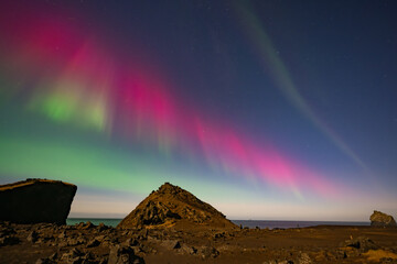 Zorza polarna na Islandii © Paweł Mielko