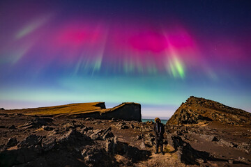 Zorza polarna na Islandii © Paweł Mielko