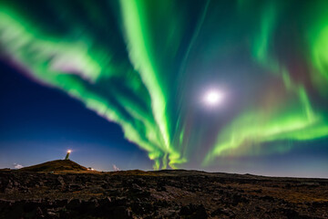 Zorza polarna na Islandii © Paweł Mielko