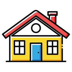 house icon isolated on white