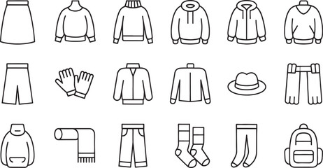 Collection of Winter Clothing and Accessories