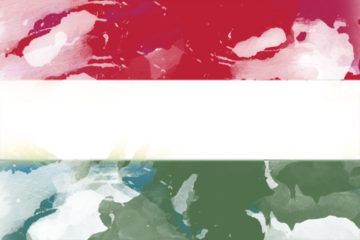 A beautifully designed background features the colors of a nation's flag represented in a flowing watercolor effect creating a vibrant and artistic display.