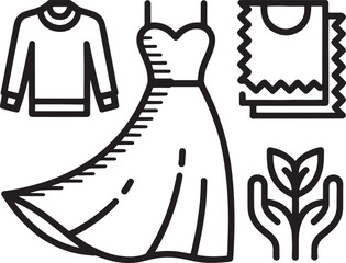 Eco-Friendly Fashion Icons with Plant Design