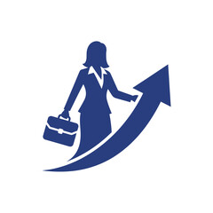 A businesswoman's journey of career growth and professional success