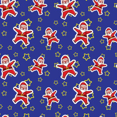 merry christmas background patter vector illustration 01