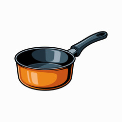 This image features a contemporary orange pot designed to highlight modern kitchen aesthetics, showcasing practicality and style for culinary enthusiasts.