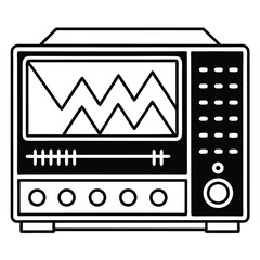 radio icon vector illustration