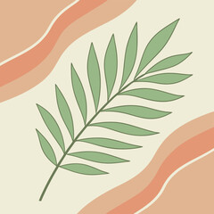 seamless background with leaves