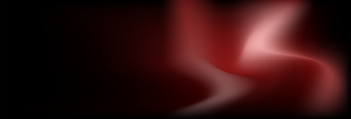 Banner background with dark red glowing wave and dramatic gradient.