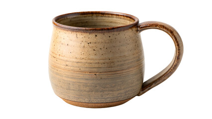 Handcrafted Speckled Stoneware Coffee Mug - Rustic Pottery