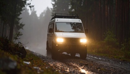 Extreme offroad camper van