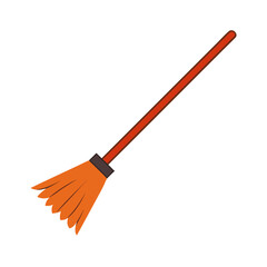 broom vector clip art for web and graphic design
