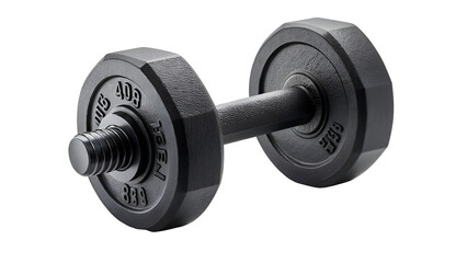 Heavy Black Adjustable Iron Dumbbell for Strength Training and Home Gym Fitness