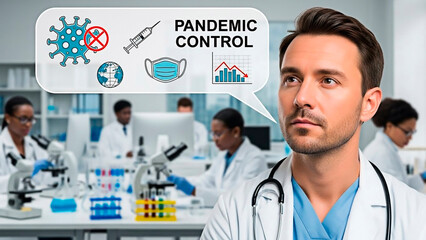 A doctor looking to the concept of pandemic control for the new normal world.