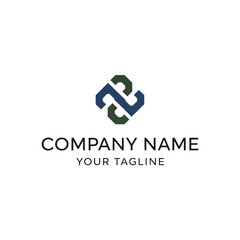 Modern Abstract Logo Design for Business and Technology Company.