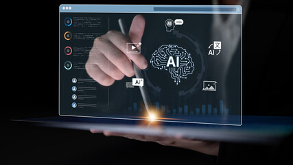 A generative AI dashboard for creating diverse multimedia content. The platform's digital brain can generate images, video, speech, and text, as well as perform language translation. Fermion