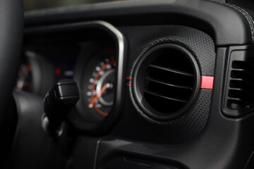 Fototapeta premium Car air conditioning systems should be maintained regularly to ensure efficient operation and extend their lifespan.