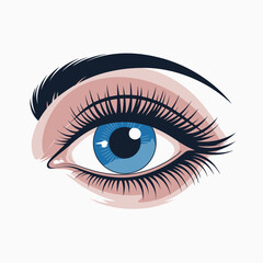 A stunning close-up of a blue human eye, showcasing intricate details and expressive features that evoke feelings of beauty, curiosity, and intrigue in the viewer.