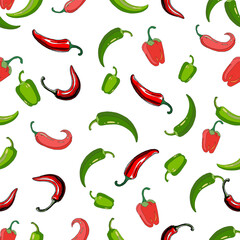 chili pattern Background. flat illustration chili background. pepper pattern background. chili flat illustration background.